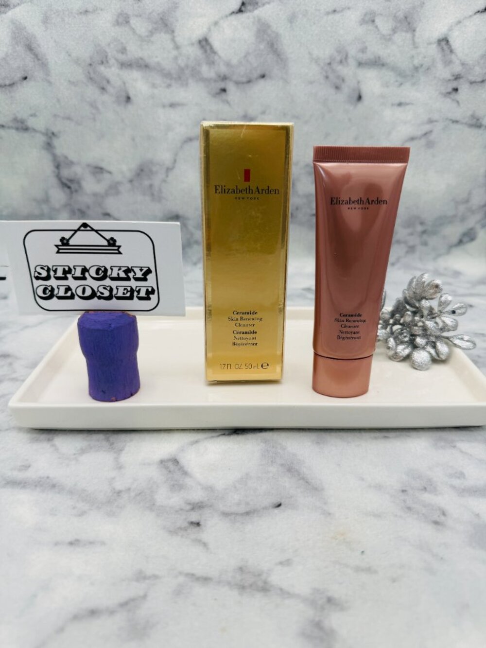 Elizabeth Arden Skincare,Ceramide Skin Renew Cleanser,Travel,50ml,1.7oz-BOX-NEW